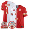 Kansas City Chiefs Xavier Worthy 2026 Split Limited Edition - All Stitched - White Red