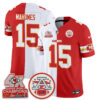 Kansas City Chiefs Patrick Mahomes 2026 Split Limited Edition - All Stitched - White Red