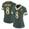 Women's Green Bay Packers Josh Jacobs 2026 "Rivalries" Vapor Limited Jersey - All Stitched