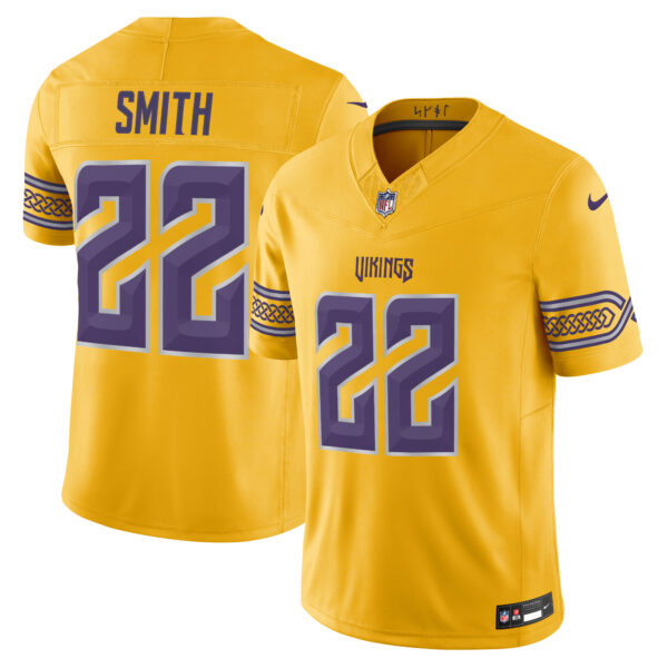 Minnesota Vikings Harrison Smith 2026 "Rivalries" Vapor Limited Jersey - All Stitched - Gold