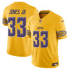 Minnesota Vikings Aaron Jones 2026 "Rivalries" Vapor Limited Jersey - All Stitched - Gold
