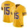 Minnesota Vikings Dallas Turner 2026 "Rivalries" Vapor Limited Jersey - All Stitched - Gold