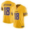 Minnesota Vikings Justin Jefferson 2026 "Rivalries" Vapor Limited Jersey - All Stitched - Gold