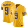 Minnesota Vikings J.J. McCarthy 2026 "Rivalries" Vapor Limited Jersey - All Stitched - Gold