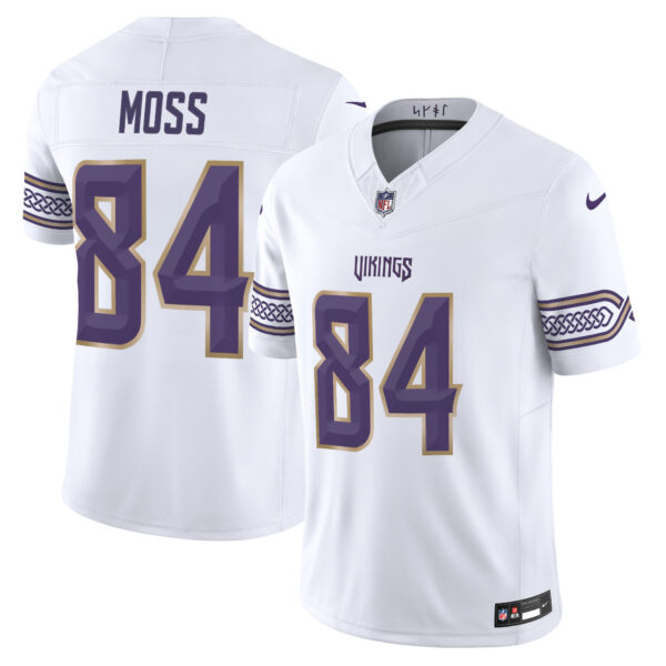 Minnesota Vikings Randy Moss 2026 "Rivalries" Vapor Limited Jersey - All Stitched - White