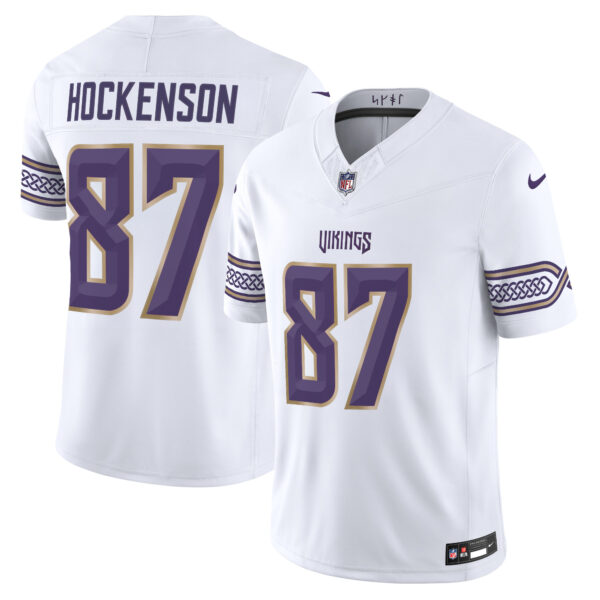Minnesota Vikings T.J. Hockenson 2026 "Rivalries" Vapor Limited Jersey - All Stitched - White