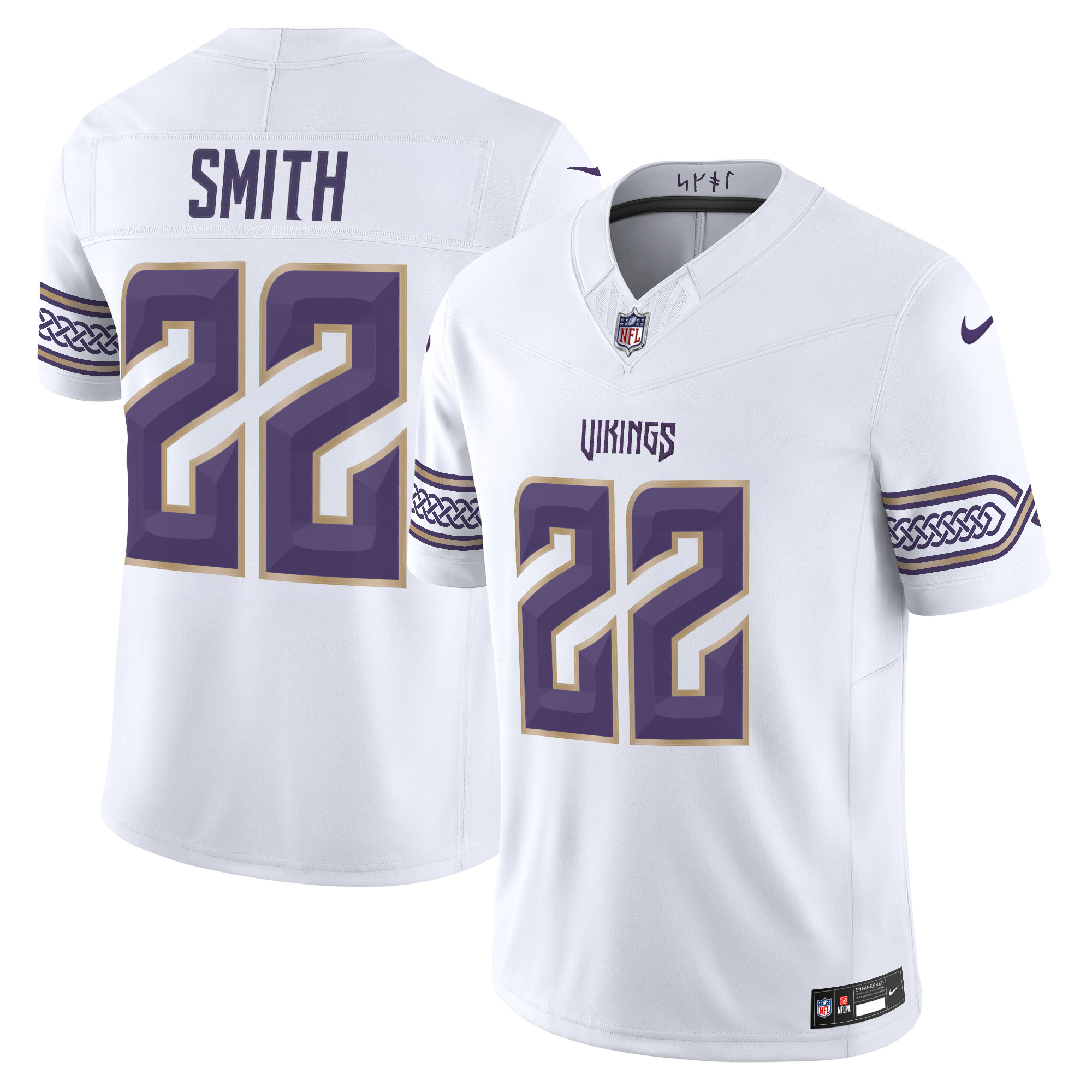 Minnesota Vikings Harrison Smith 2026 "Rivalries" Vapor Limited Jersey - All Stitched - White