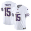 Minnesota Vikings Dallas Turner 2026 "Rivalries" Vapor Limited Jersey - All Stitched - White