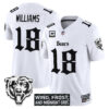 Chicago Bears Caleb Williams 'Gothic Midway Legacy' Vapor Limited Jersey - All Stitched - White