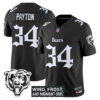 Chicago Bears Walter Payton 'Gothic Midway Legacy' Vapor Limited Jersey - All Stitched - Black