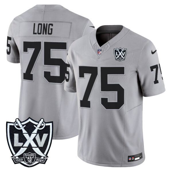 Las Vegas Raiders Howie Long 2026 Vapor Limited Jersey - All Stitched - Gray