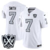 Las Vegas Raiders Geno Smith 2026 Vapor Limited Jersey - All Stitched - White