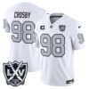 Las Vegas Raiders Maxx Crosby 2026 Vapor Limited Jersey - All Stitched - White