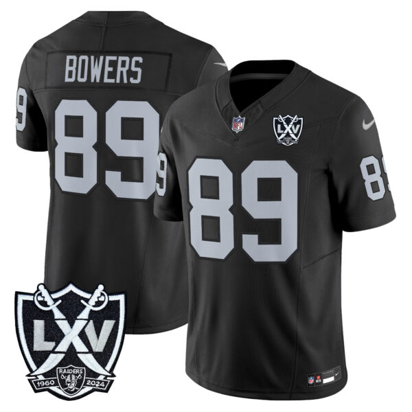 Las Vegas Raiders Brock Bowers 2026 Vapor Limited Jersey - All Stitched - Black