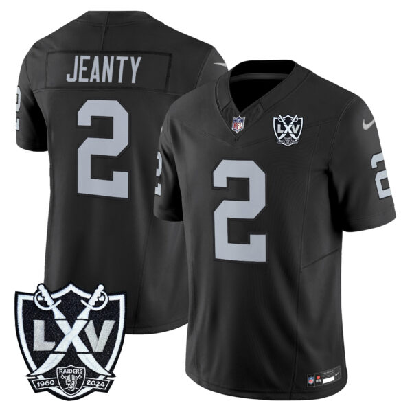 Las Vegas Raiders Ashton Jeanty 2026 Vapor Limited Jersey - All Stitched - Black