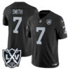 Las Vegas Raiders Geno Smith 2026 Vapor Limited Jersey - All Stitched - Black