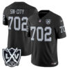 Las Vegas Raiders SinCity702 2026 Vapor Limited Jersey - All Stitched - Black