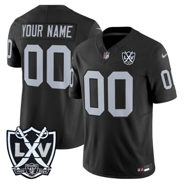 Las Vegas Raiders 2026 Vapor Limited Custom Jersey - All Stitched - Black