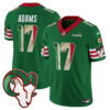 Los Angeles Rams Davante Adams 2025 Mexico Vapor Limited Jersey - All Stitched - Green
