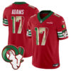 Los Angeles Rams Davante Adams 2025 Mexico Vapor Limited Jersey - All Stitched - Red