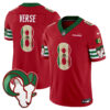 Los Angeles Rams Jared Verse 2025 Mexico Vapor Limited Jersey - All Stitched - Red
