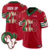 Los Angeles Rams Horn Up 213 2025 Mexico Vapor Limited Jersey - All Stitched - Red