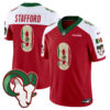 Los Angeles Rams Matthew Stafford 2025 Mexico Vapor Limited Jersey - All Stitched - Red Alternate