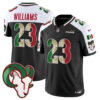Los Angeles Rams Kyren Williams 2025 Mexico Vapor Limited Jersey - All Stitched - Black Alternate