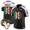 Los Angeles Rams Aaron Donald 2025 Mexico Vapor Limited Jersey - All Stitched - Black Alternate