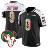 Los Angeles Rams Matthew Stafford 2025 Mexico Vapor Limited Jersey - All Stitched - Black Alternate