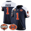 Chicago Bears Jaylon Johnson 2026 Rivalries Split Edition Vapor Jersey - All Stitched - Navy Alternate