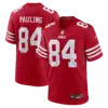 San Francisco 49ers Will Pauling Vapor Limited Jersey - All Stitched - Scarlet