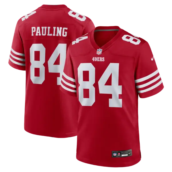 San Francisco 49ers Will Pauling Vapor Limited Jersey - All Stitched - Scarlet