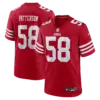 San Francisco 49ers Jarrett Patterson Vapor Limited Jersey - All Stitched - Scarlet