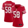 Women's San Francisco 49ers Jarrett Patterson Vapor Limited Jersey - All Stitched - Scarlet