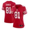 Women's San Francisco 49ers Wesley Grimes Vapor Limited Jersey - All Stitched - Scarlet