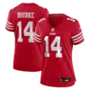 Women's San Francisco 49ers Kurtis Rourke Vapor Limited Jersey - All Stitched - Scarlet