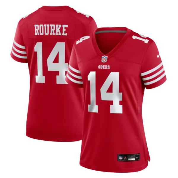 Women's San Francisco 49ers Kurtis Rourke Vapor Limited Jersey - All Stitched - Scarlet