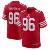 San Francisco 49ers James Thompson Jr Vapor Limited Jersey - All Stitched - Scarlet