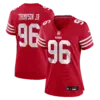 Women's San Francisco 49ers James Thompson Jr Vapor Limited Jersey - All Stitched - Scarlet