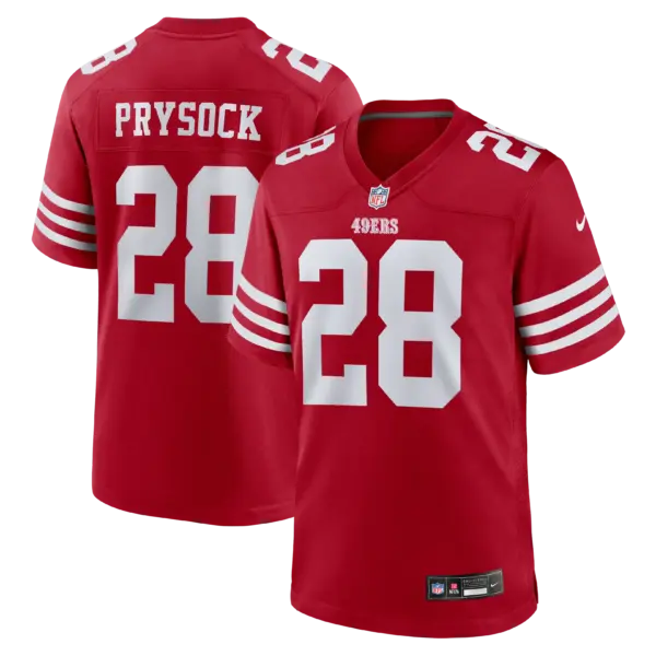 San Francisco 49ers Ephesians Prysock Vapor Limited Jersey - All Stitched - Scarlet