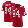 San Francisco 49ers Romello Height Vapor Limited Jersey - All Stitched - Scarlet