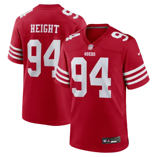 San Francisco 49ers Romello Height Vapor Limited Jersey - All Stitched - Scarlet