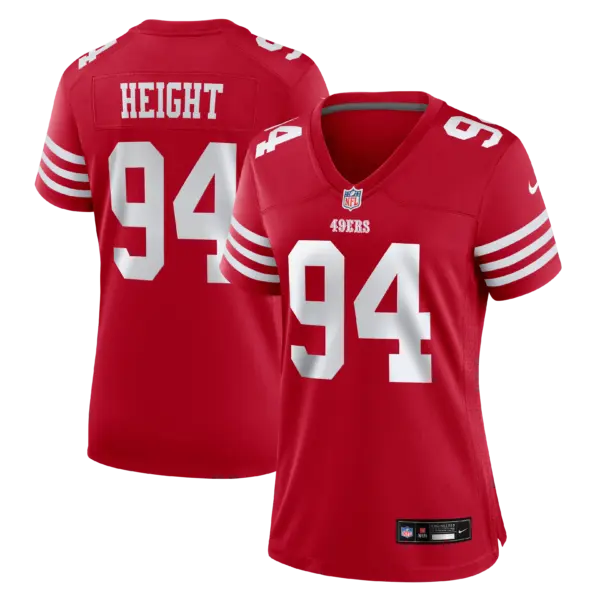 Women's San Francisco 49ers Romello Height Vapor Limited Jersey - All Stitched - Scarlet