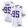 Minnesota Vikings Caleb Banks Vapor Limited Jersey - All Stitched - White