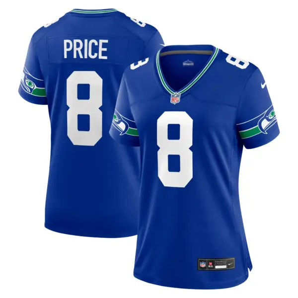 Women's Seattle Seahawks Jadarian Price Vapor Limited Jersey - All Stitched - Royal