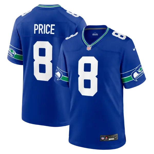 Seattle Seahawks Jadarian Price Vapor Limited Jersey - All Stitched - Royal