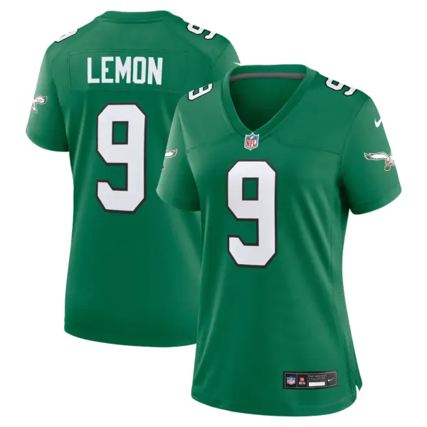 Women's Philadelphia Eagles Makai Lemon Vapor Limited Jersey - All Stitched - Kelly Green