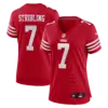 Women's San Francisco 49ers De'Zhaun Stribling Vapor Limited Jersey - All Stitched - Scarlet