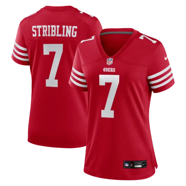 Women's San Francisco 49ers De'Zhaun Stribling Vapor Limited Jersey - All Stitched - Scarlet